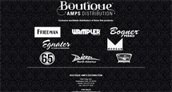 Desktop Screenshot of boutiqueampsdistribution.com