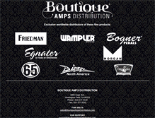 Tablet Screenshot of boutiqueampsdistribution.com